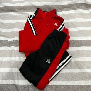 Adidas Kids Zip Jacket and Jogger Pants Two-Piece Set